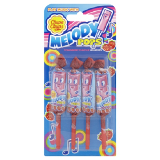Picture of Chupa Chup Melody Pop Lollies 4pk x18